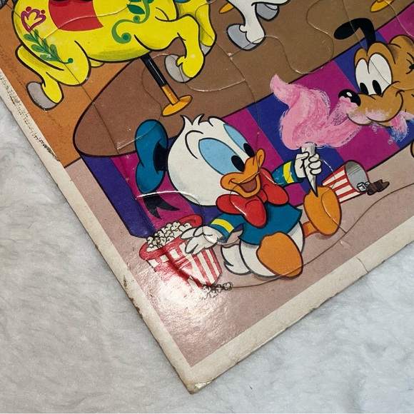 Disney Babies 1986 frame-tray puzzle ages 3-7 vintage - Picture 6 of 10